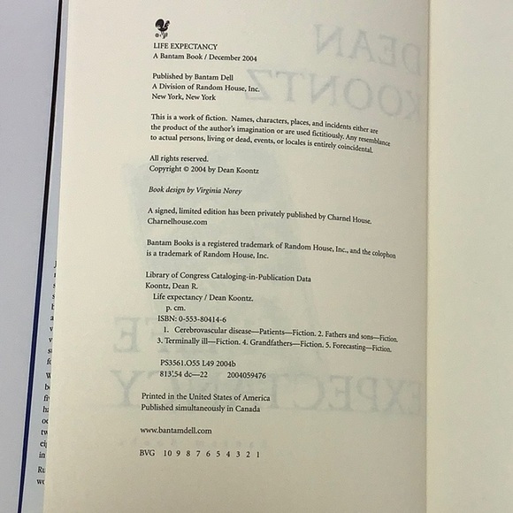 Dean Koontz Book Bundle: Life Expectancy And The Taking Hardcover Books - Picture 10 of 13